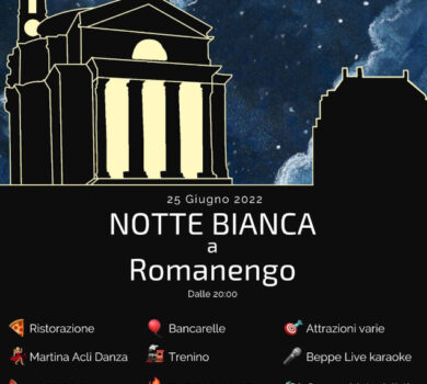 volantino notte bianca a romanengo