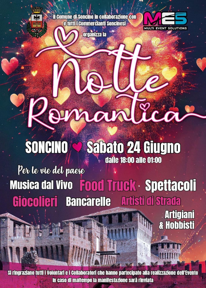 notte romantica soncino 2023