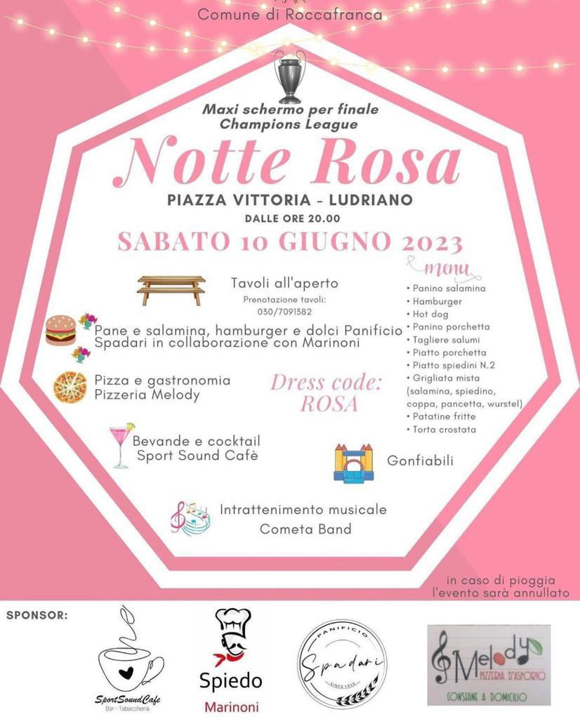 notte rosa ludriano 2023